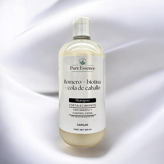 Shampoo fortalecedor Pure Essence con romero y biotina, 500 ml